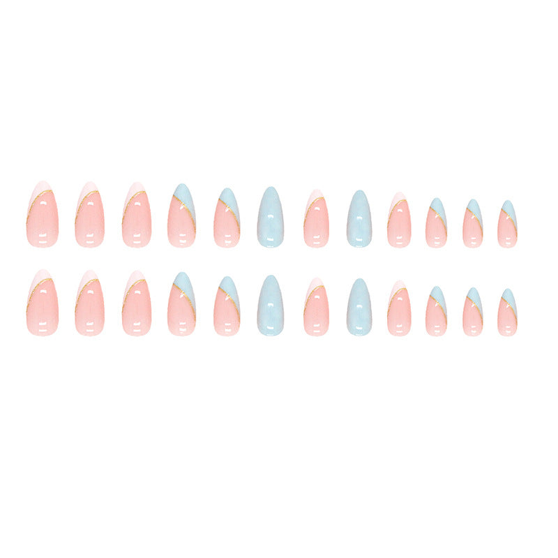 Pegatinas de uñas de resina francesa Creamy Sweetheart al por mayor
